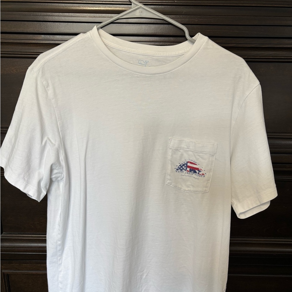 Vineyard Vines White Short Sleeve Tee Ft Lauderdale Collection